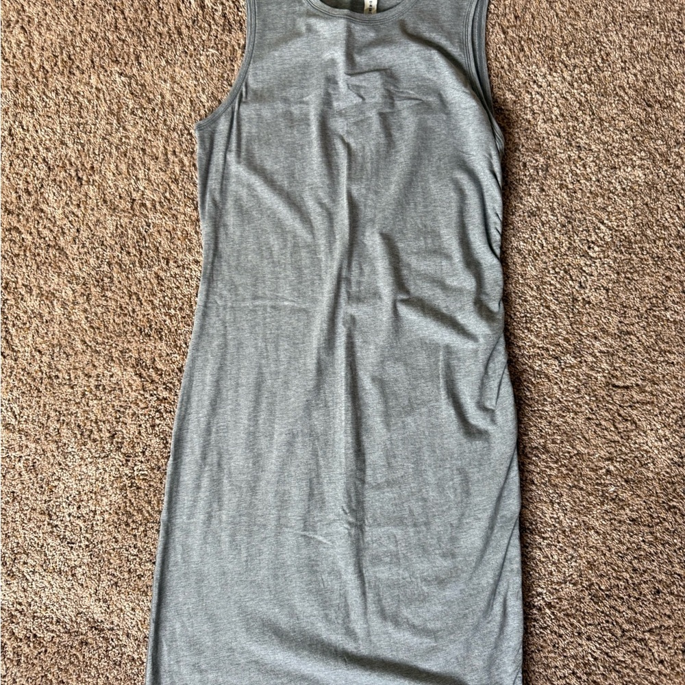 Lululemon Grey Sleeveless midi Dress